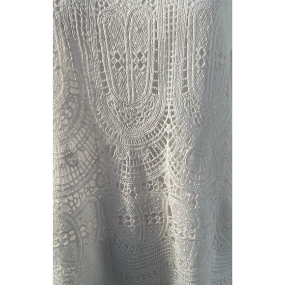 Mango Crochet Knit Dress - Classy White Summer Elegance - Size Small* WD38 - Picture 11 of 14